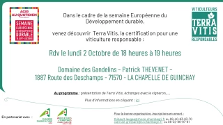 Découvrir la certification Terra Vitis