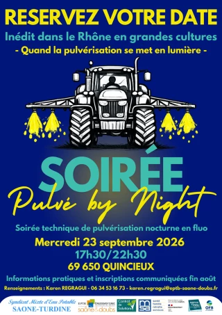 Soirée pulvé’ à Quincieux le 23 septembre