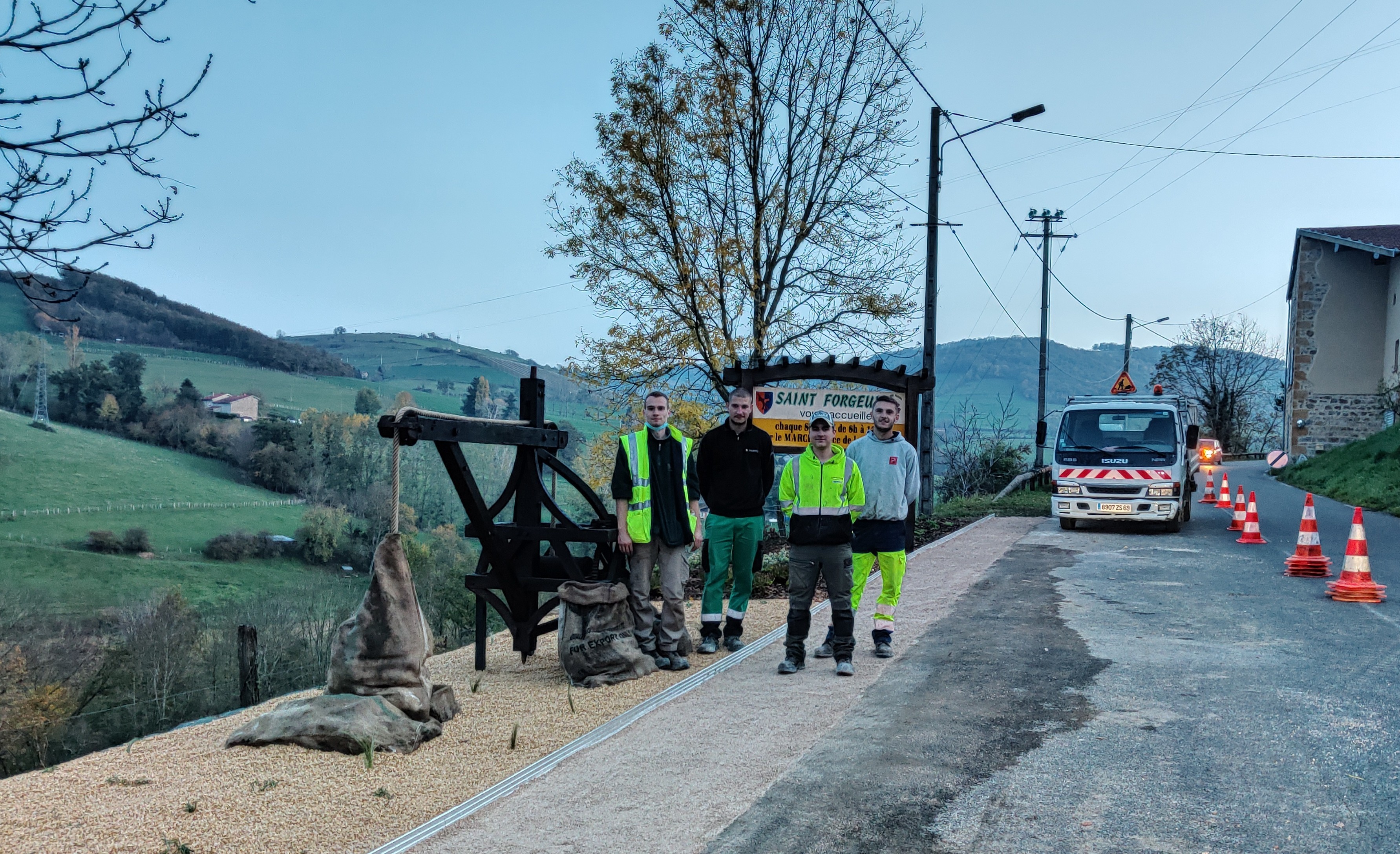  Mise en valeur de l’entrée du village de Saint-Forgeux