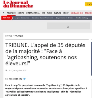 36 députés contre l’agribashing