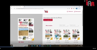Comment lire le journal grâce à la nouvelle liseuse sur infoagri69.fr ?  