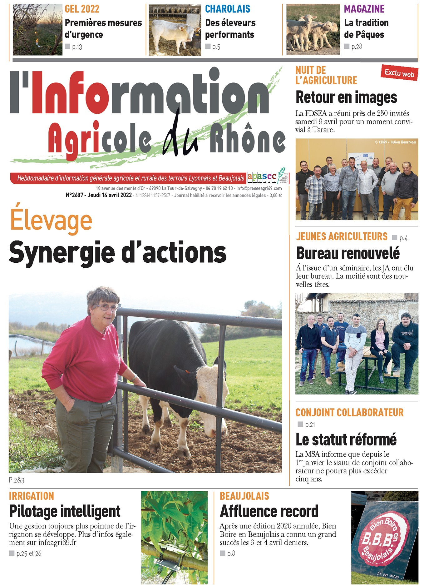 Journal du 14 avril