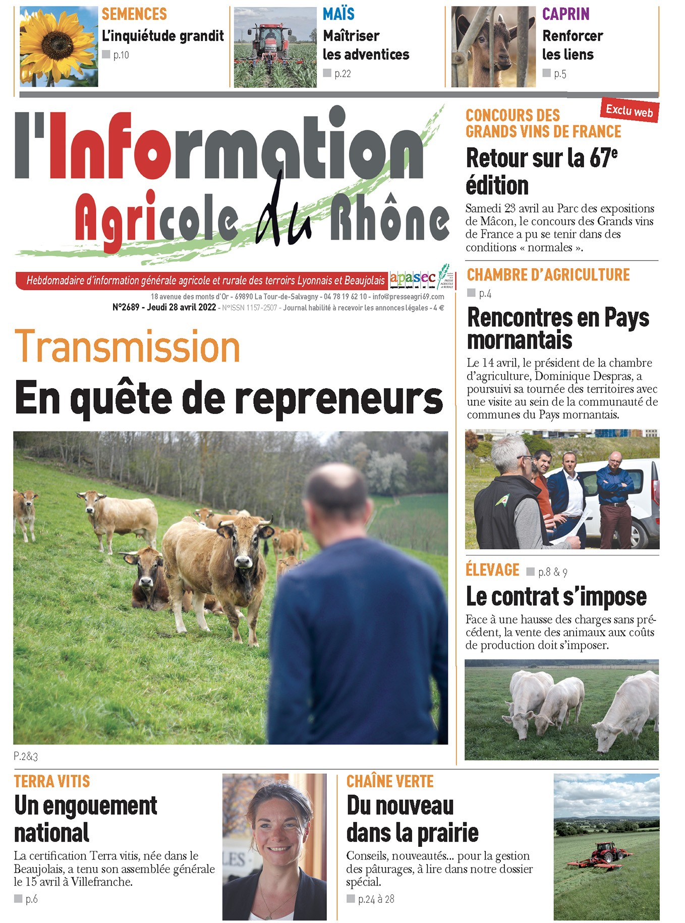 Journal du 28 avril