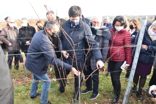 Julien Denormandie en visite dans le Beaujolais