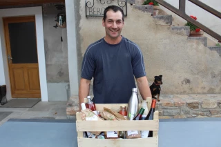 Le Gaec Béroujon à Amplepuis, heureux gagnant du panier garni