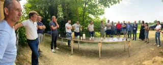 Dialogue avec les agriculteurs à Quincieux
