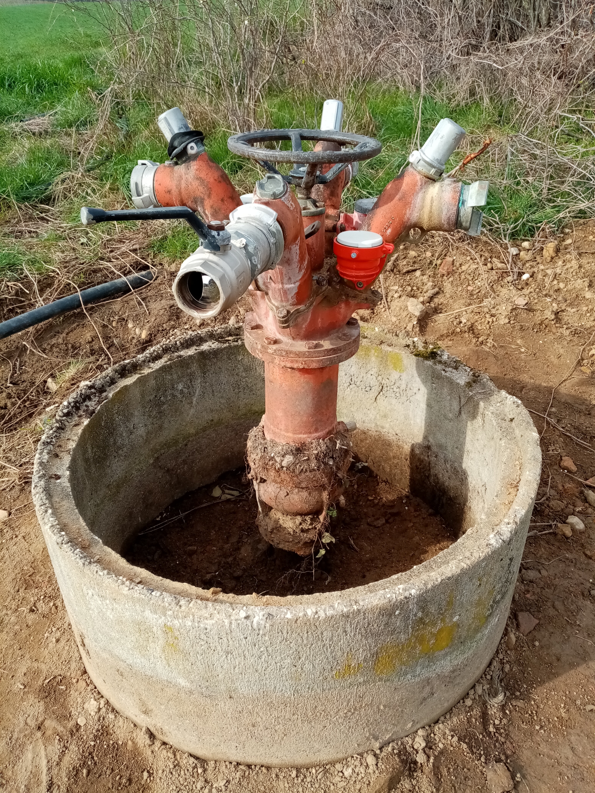 Irrigation / De l’eau du réseau, même en hiver !