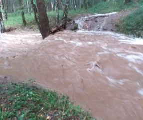 [vidéo] D'importantes précipitations à Longes 
