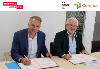 Partenariat entre la Métropole de Lyon et le Cerema